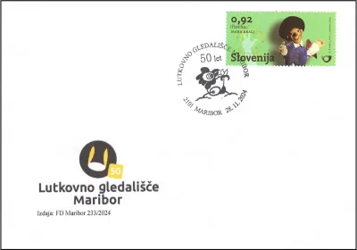 50 LET LUTKOVNO GLEDALIŠČE MARIBOR - NAPAKA V ŽIGU